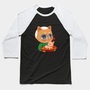 Gunther Cat Baseball T-Shirt